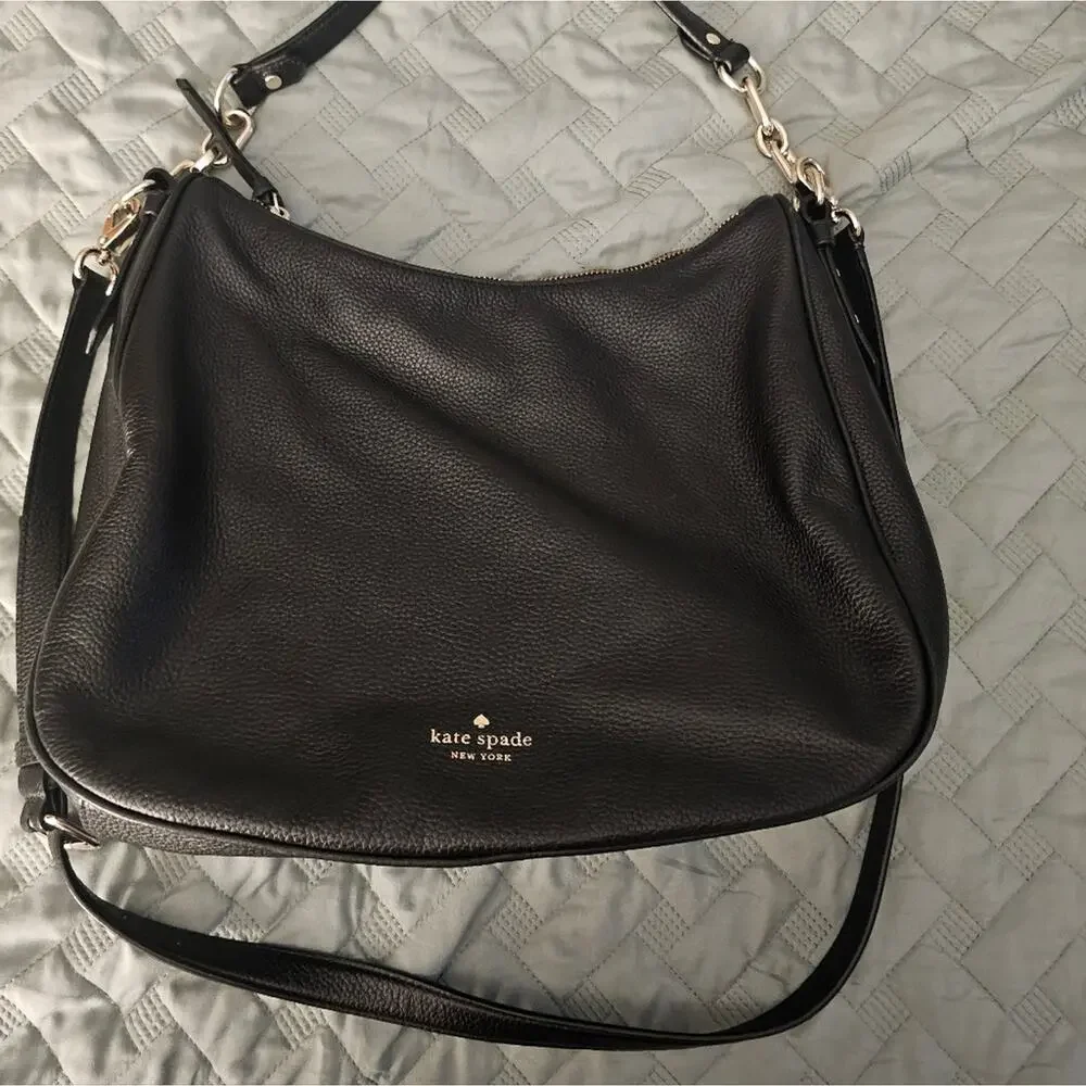 Kate Spade Elegant Black Hobo Bag